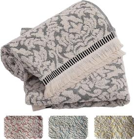 img 4 attached to BRIDGE ISTANBUL Turkish Hand Towels - 100% Cotton Decorative Bathroom Set of 2 (20x32) Inches - Perfect for Hand, Face, Gift or Hair Bath