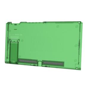 img 3 attached to 🎮 BASSTOP Transparent Back Plate DIY Replacement Shell Case for Nintendo Switch Console (NS NX) - No Electronics Included (Console-Jungle Green)