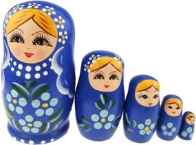 img 3 attached to Winterworm Matryoshka Handmade Christmas Decoration