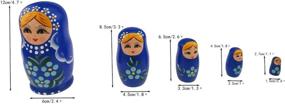 img 1 attached to Winterworm Matryoshka Handmade Christmas Decoration