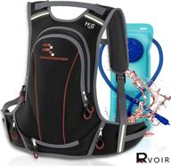 🎒 rvoir gear insulated hydration backpack - hiking backpack with water bladder, leak-proof 2l bpa free, insulated backpack cooler keeps cool 4+ hours, durable hydration pack for hiking, running, cycling logo