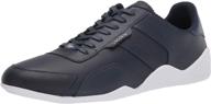 👟 lacoste men's hapona black fashion sneaker shoes - best men's sneakers logo