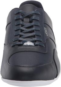 img 3 attached to 👟 Lacoste Men's HAPONA Black Fashion Sneaker Shoes - Best Men's Sneakers