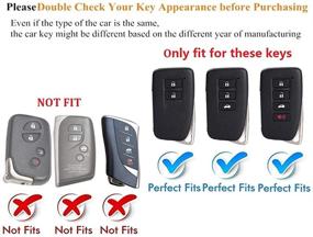 img 3 attached to Чехол-протектор Lexus Key Fob TPU Case от Mofei - премиум-держатель для повышенной защиты