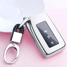 img 1 attached to Чехол-протектор Lexus Key Fob TPU Case от Mofei - премиум-держатель для повышенной защиты