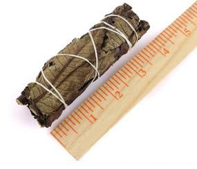 img 2 attached to 🌿 Organic Black Sage Smudge Sticks Mugwort 3-Pack for House Cleansing, Meditation, Yoga, Negative Energy Cleanse, Smudging | 4 Inch Bundles with Starter Guide