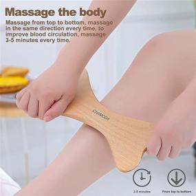 img 2 attached to 🌿 Effective 2 Pack Lymphatic Drainage Massager: Wood Therapy Massage Tools for Facial and Body Anti-Cellulite Deep Tissue Massage, Maderoterapia Colombiana Kit for Body Sculpting - with Attached Instruction