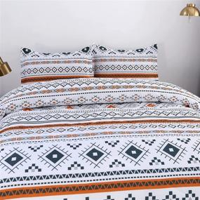 img 1 attached to SDY Lightweight Comforter Geometric Microfiber