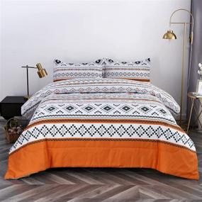img 4 attached to SDY Lightweight Comforter Geometric Microfiber