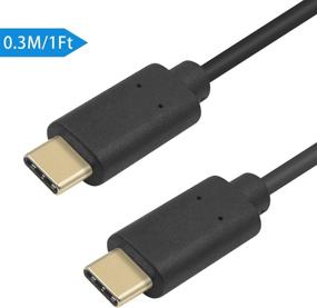 img 3 attached to Высокоскоростной кабель USB C к USB C длиной 1 фут для MacBook и Nintendo Switch.