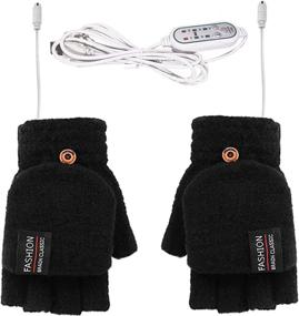 img 4 attached to Heated Gloves Heating Levels Womens
