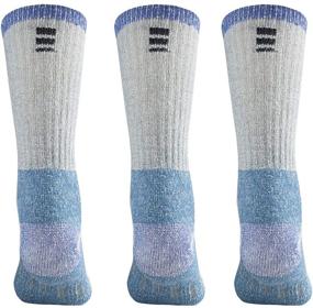 img 3 attached to 🧦 MERIWOOL Merino Wool Hiking Socks for Men and Women – 3 Pairs Midweight Cushioned – Warm and Breathable Socks