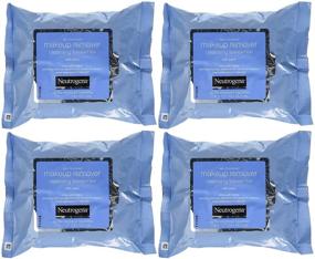 img 1 attached to Neutrogena Makeup Remover Cleansing Towelettes 25 ct (4-Pack): Convenient and Effective Makeup Removal Solution