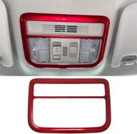 honda civic 10th gen interior trim frame sticker - red reading light accessories for 2016-2020 logo