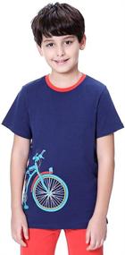 img 2 attached to 👕 Top-Quality Boys T-Shirts: Short Sleeve Crew Neck Cotton Tees for School