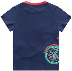 img 3 attached to 👕 Top-Quality Boys T-Shirts: Short Sleeve Crew Neck Cotton Tees for School