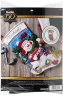 ❄️ nordic snowman stocking kit by bucilla logo