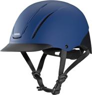 🐴 troxel spirit equestrian helmet, navy duratec, size medium (7 - 7 3/8) логотип