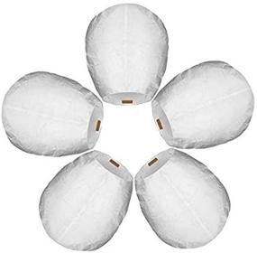 img 2 attached to 🏮 Set of 5 White Handmade Chinese Lanterns - 100% Biodegradable Wish Paper Lanterns for New Year Celebrations, Weddings, and Memorials. Eco-Friendly Flying Lanterns to Release in the Sky