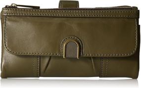 img 4 attached to 👛 Fossil Women's Cora Genuine Leather Wallet with Clutch Functionality