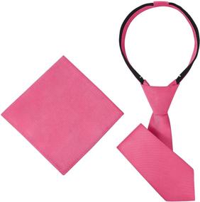 img 1 attached to Ties Boys Necktie Pre Tied Uniforms Boys' Accessories and Neckties