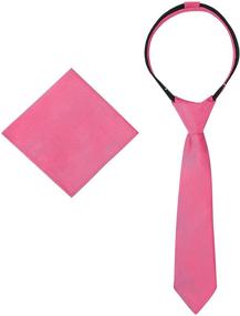 img 4 attached to Ties Boys Necktie Pre Tied Uniforms Boys' Accessories and Neckties