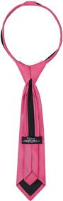 img 2 attached to Ties Boys Necktie Pre Tied Uniforms Boys' Accessories and Neckties