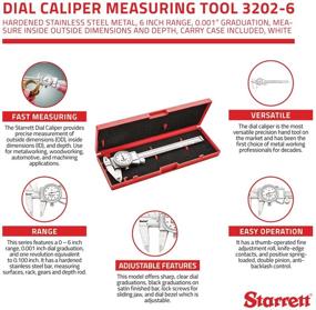 img 1 attached to 📏 Starrett 3202 6 Закаленная нержавеющая сталь Шкала: Прочный инструмент для измерения с высокой точностью