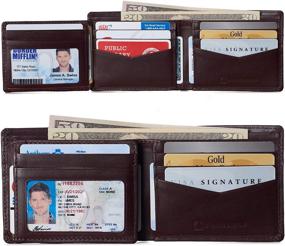 img 3 attached to 👔 Alpine Swiss Leather Windows Collection for Men: Enhanced Wallets, Card Cases & Money Organizers