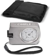 🧭 the cimple co professional grade aluminum compass: waterproof azimuth gauge with portable bag for hiking and camping логотип