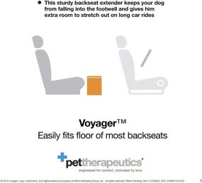 img 1 attached to Enchanted Home Pet Orthopedic Sturdy Backseat Extender with Storage: Black, Large (51 - 100 lbs) - Ultimate Comfort and Convenience
