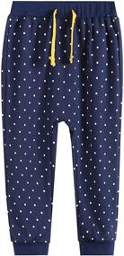 img 4 attached to Charlene Max Toddler Little Sweatpant Girls' Clothing: Stylish Pants & Capris for Your Little Ones