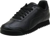 puma basic leather men's fashion sneaker shoes in fashion sneakers logo