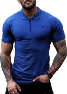 coofandy fitted performance shirts for outdoor activities logo