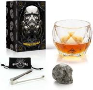 reusable natural granite whiskey octagonal stone logo