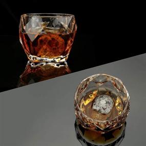 img 1 attached to Reusable Natural Granite Whiskey Octagonal Stone