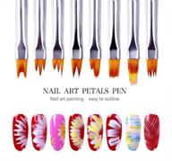 bonniestore gradient acrylic painting manicure logo