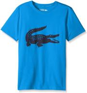 lacoste little graphic t shirt marine logo