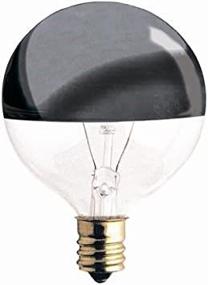 img 3 attached to 💡 Bulbrite 25G16HM-5PK: Discover the Half Chrome 25W Globe Shape Bulb, 5-Pack