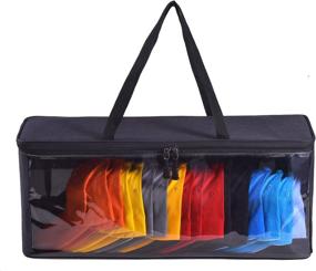 img 4 attached to XQBAG Storage Bag，Durable Proof Black