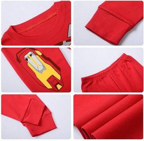img 1 attached to 👕 Shanleaf-Cat Superhero Boy's Cotton Basic Shirt Set: Cartoon Spiderman Layered Singlet 2-Piece Set for Children