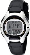 ⌚️ женские часы casio lw200-1av illuminator digital watch - стильный черный ремешок для улучшенной видимости. логотип