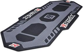 img 4 attached to 🏭 Enhanced Factory Pit Mat - Risk Racing 00244 in Black/Grey