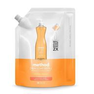 🍊 method gel dish soap refill, clementine, 36 oz, 1 pack, varying packaging – buy online now! logo