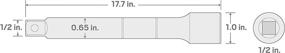 img 1 attached to 🔧 TEKTON Drive Socket Extension SHA21118: A Reliable Tool for Enhanced Reach in Automotive and DIY Projects