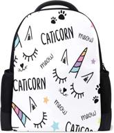 alaza geometry backpack waterproof daypack backpacks in kids' backpacks logo