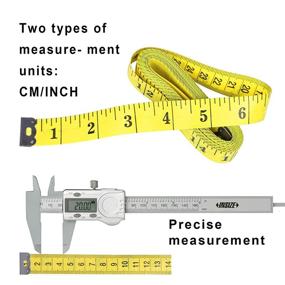 img 1 attached to 📏 Alinana Soft Measuring Tape for Body - Double Scale Pocket Tape Measure (120in 3M) - Sewing Tailor Cloth Body Measurement - Yellow (2 Pack)