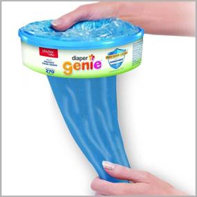 img 3 attached to 🗑️ Playtex Diaper Genie Refill Bags: Max Odor Lock & Antimicrobial, Ideal for Diaper Genie Pails - 8 Pack, 270 Count (2160 Count)