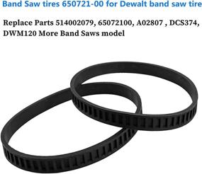 img 3 attached to Band Saw Rubber Tires 650721 00
