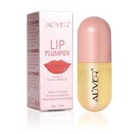 1 pack(day) lip plumper - natural lip enhancer for 👄 fuller & hydrated beauty lips, moisturizing balm & clear gloss - 5.5ml logo